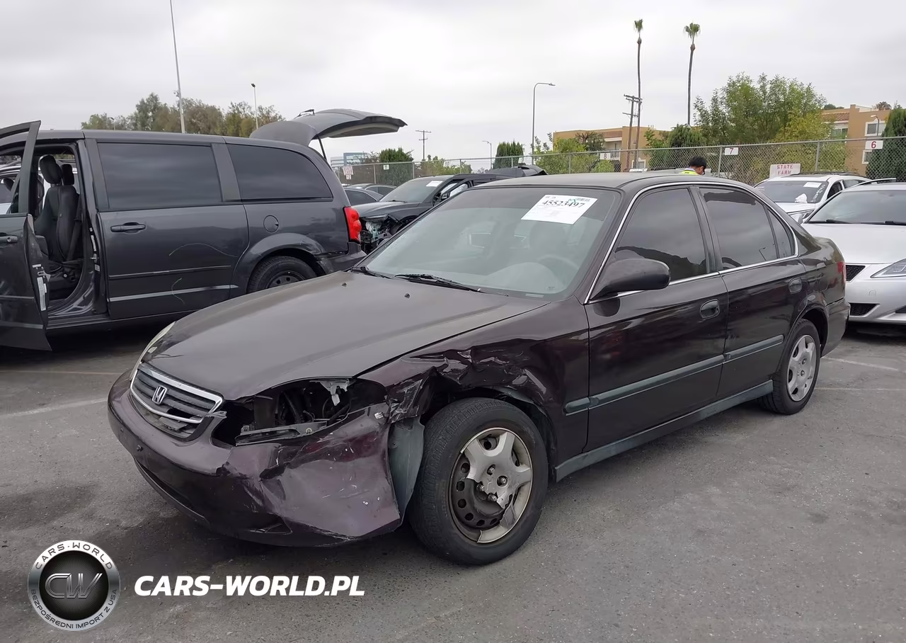 2000 Honda Civic Lx VIN:2HGEJ6672YH505721 - 2