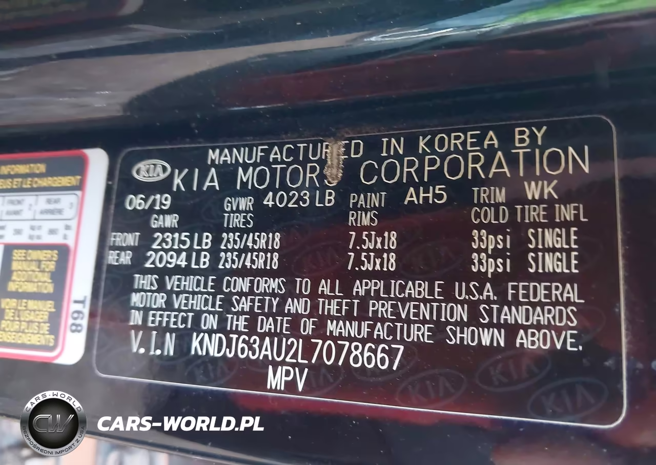 2020 Kia Soul Gt-Line VIN:KNDJ63AU2L7078667 - 9