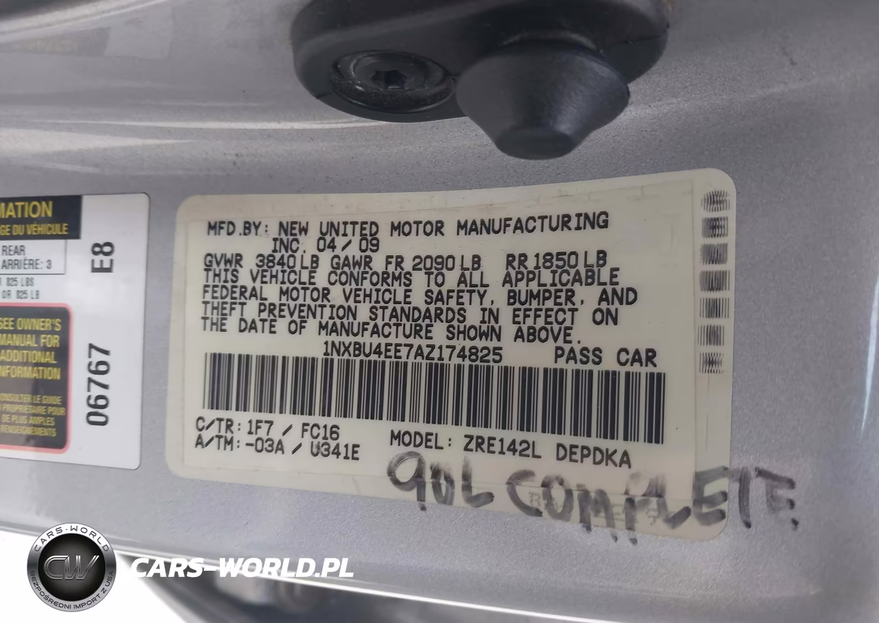 2010 Toyota Corolla Le VIN:1NXBU4EE7AZ174825 - 9