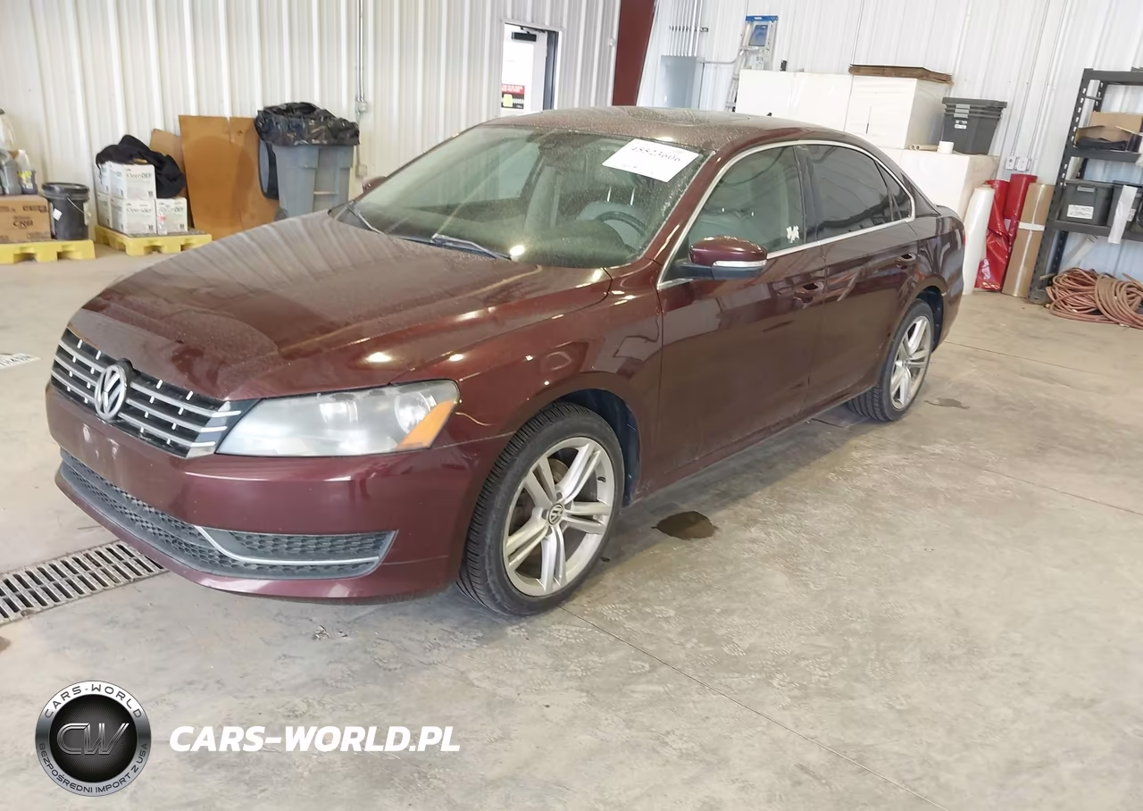 2014 Volkswagen Passat 2.0L Tdi Se VIN:1VWBN7A37EC070335 - 2