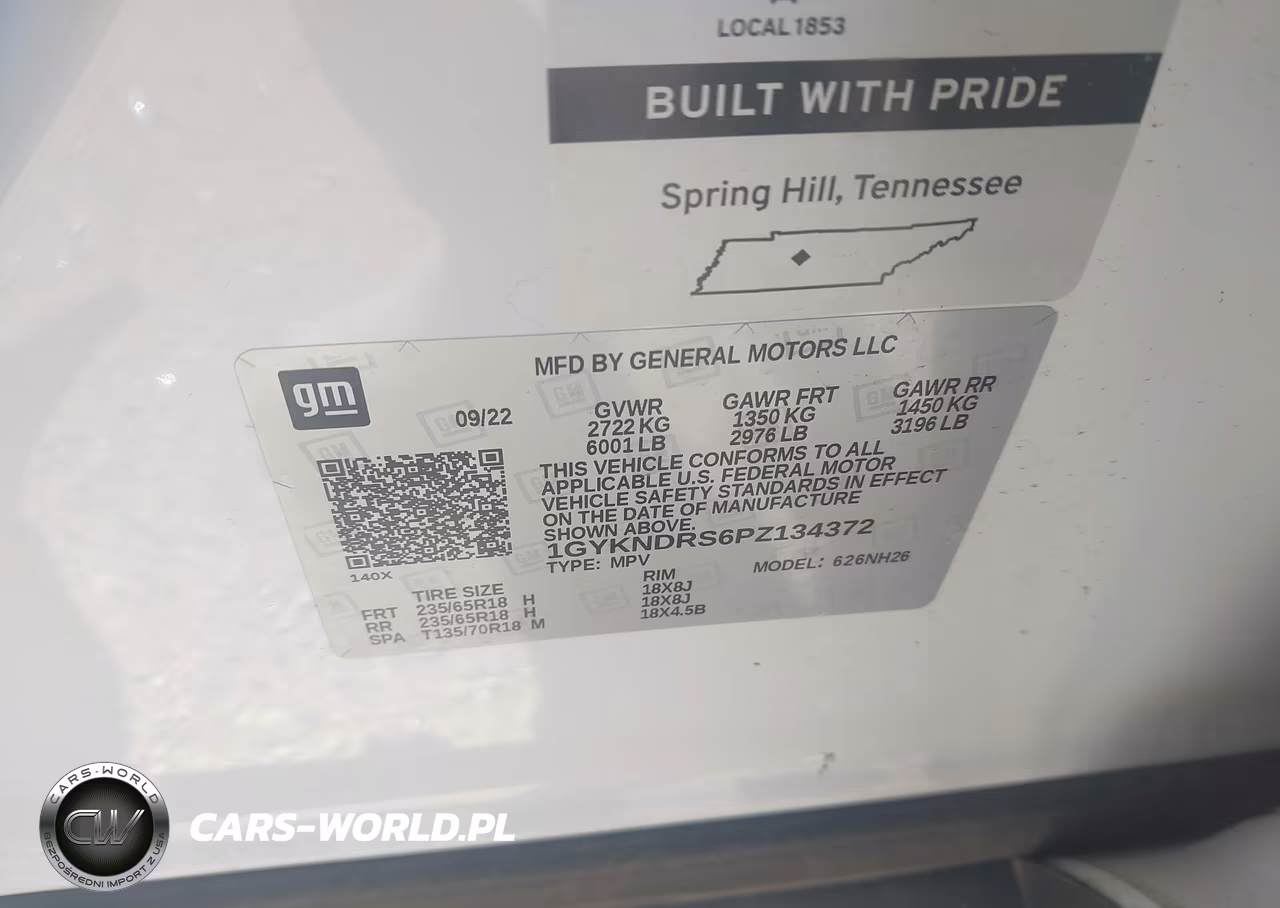 2023 Cadillac Xt5 Awd Premium Luxury VIN:1GYKNDRS6PZ134372 - 9