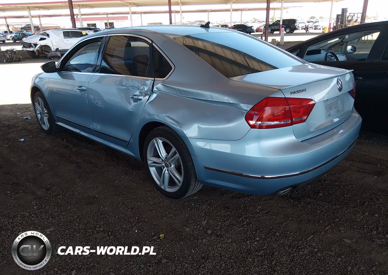 2013 Volkswagen Passat 2.0L Tdi Sel Premium VIN:1VWCN7A37DC007707 - 3