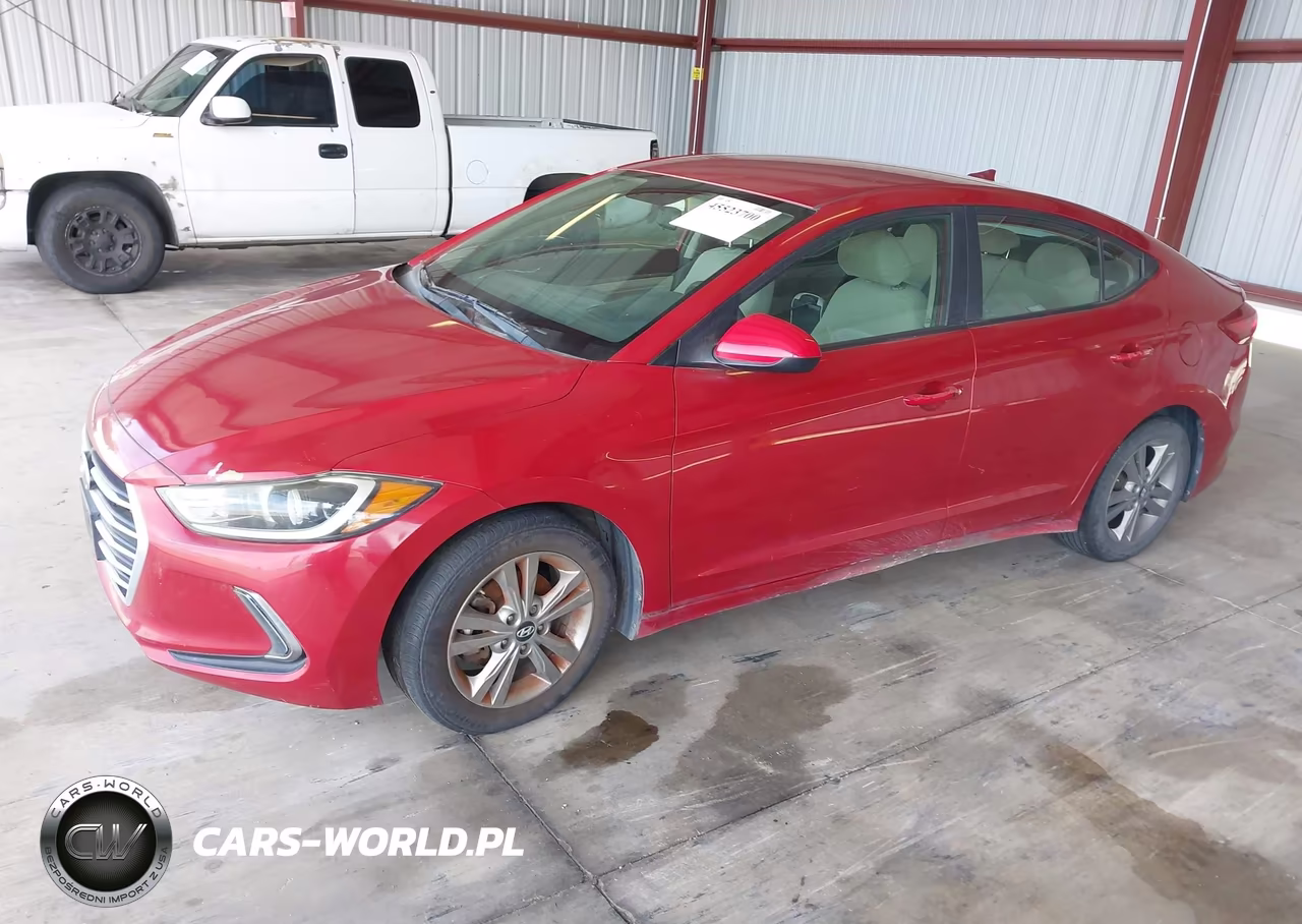 2017 Hyundai Elantra Se VIN:KMHD84LF4HU229704 - 2