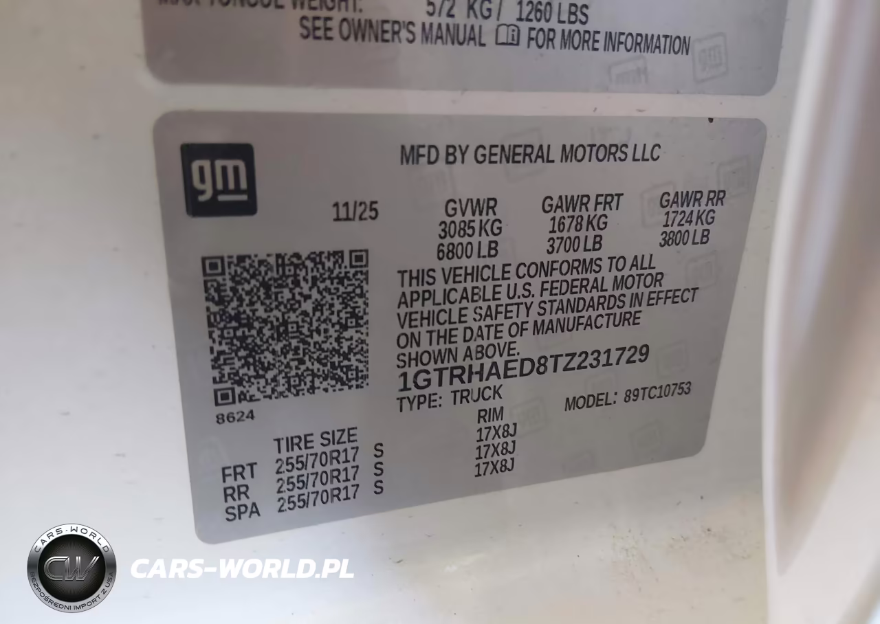 2026 GMC Sierra 1500 , Standard Bed, Pro, Rwd VIN:1GTRHAED8TZ231729 - 9