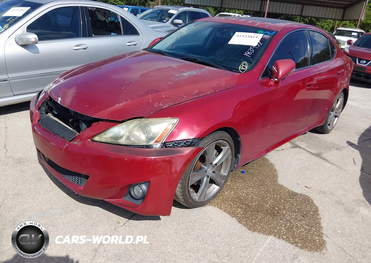 2012 Lexus Is 250 VIN:JTHBF5C27C5183937 - 2