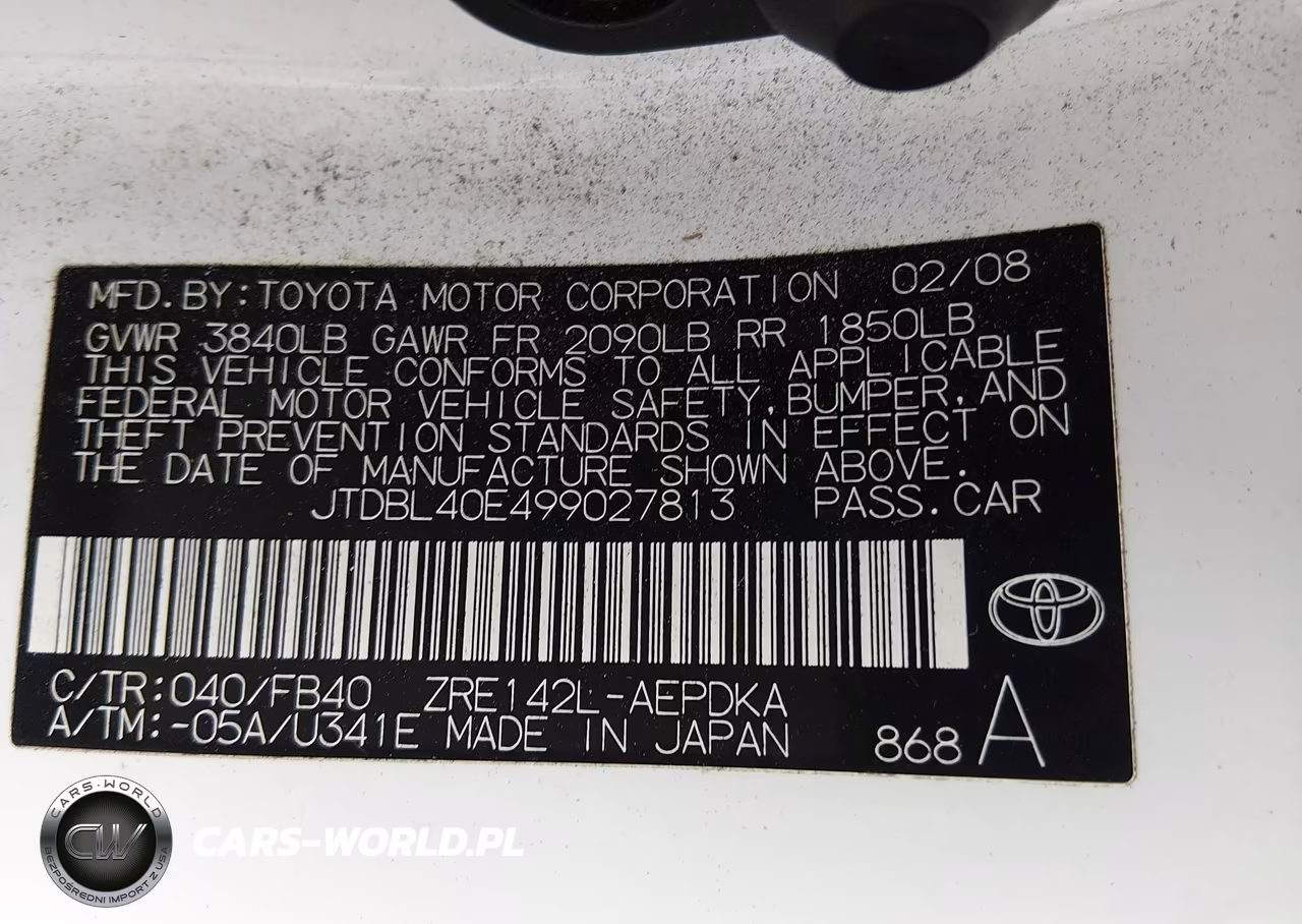 2009 Toyota Corolla VIN:JTDBL40E499027813 - 9