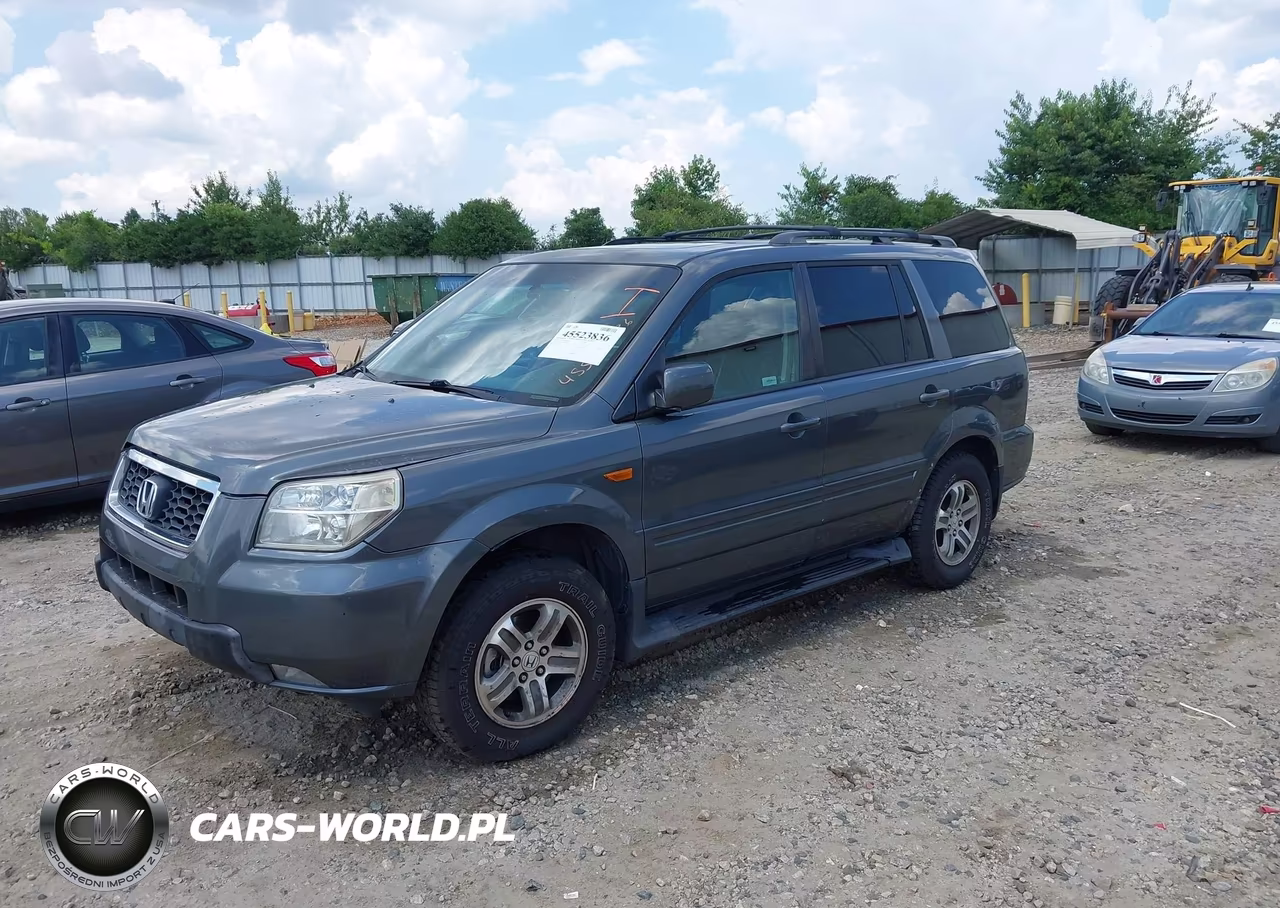 2007 Honda Pilot Ex-L VIN:2HKYF18637H533988 - 2