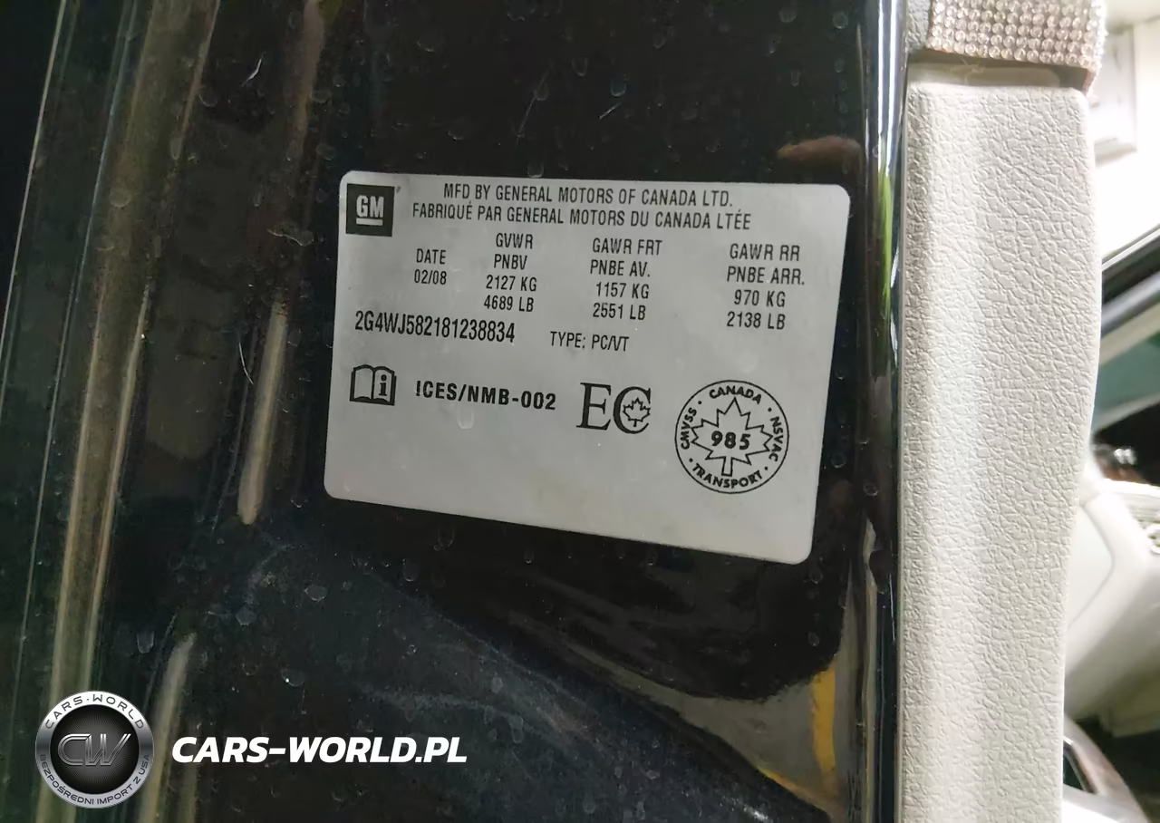 2008 Buick Allure Cxl VIN:2G4WJ582181238834 - 9