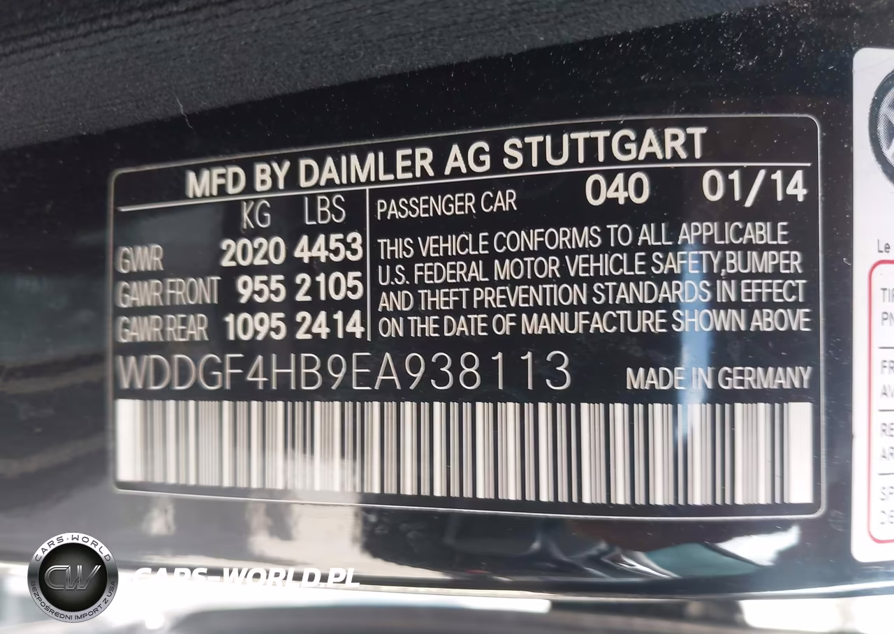 2014 Mercedes-Benz C 250 Sport VIN:WDDGF4HB9EA938113 - 9