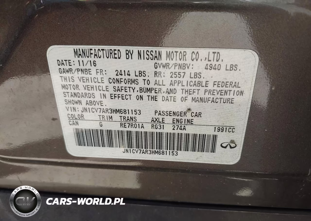 2017 Infiniti Q50 2.0T Premium VIN:JN1CV7AR3HM681153 - 9