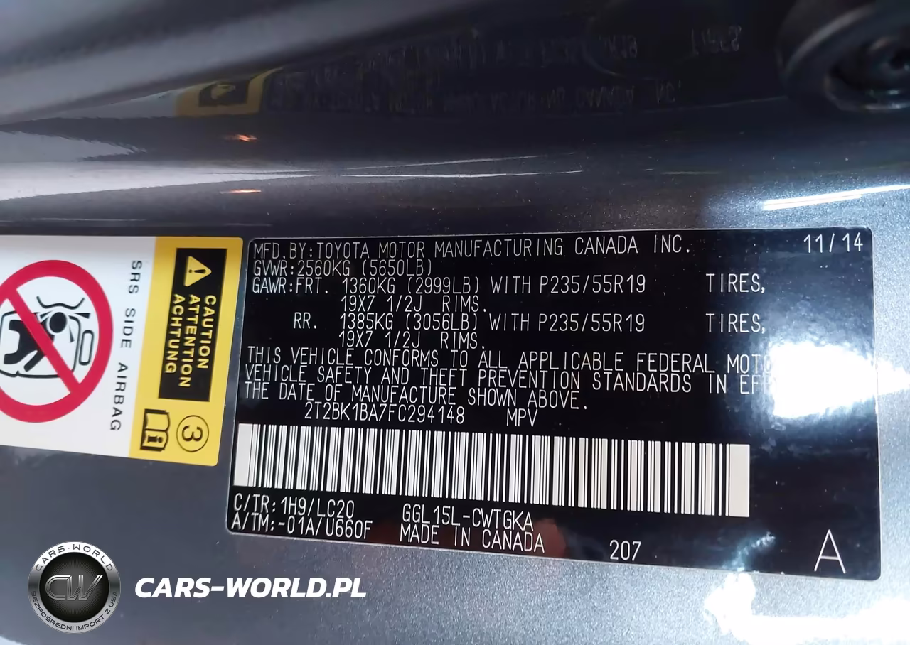 2015 Lexus Rx 350 VIN:2T2BK1BA7FC294148 - 9