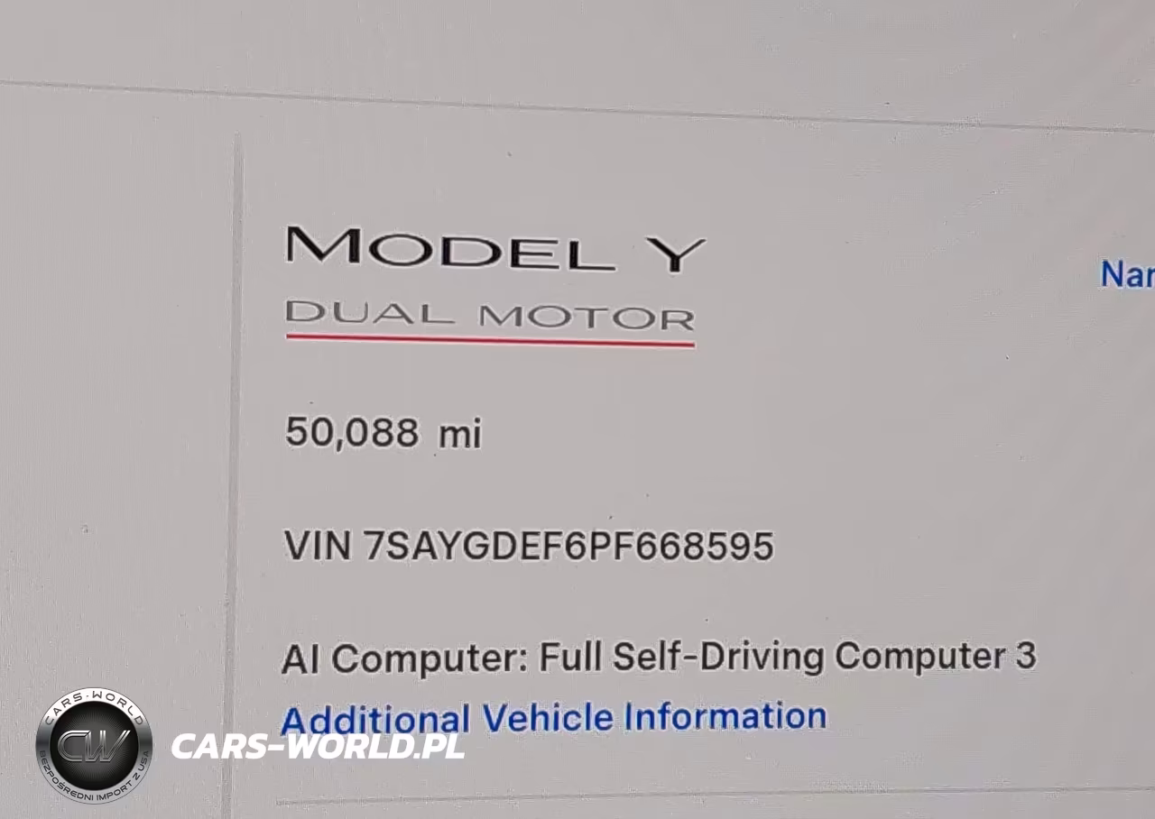 2023 Tesla Model Y Performance Dual Motor All-Wheel Drive VIN:7SAYGDEF6PF668595 - 15