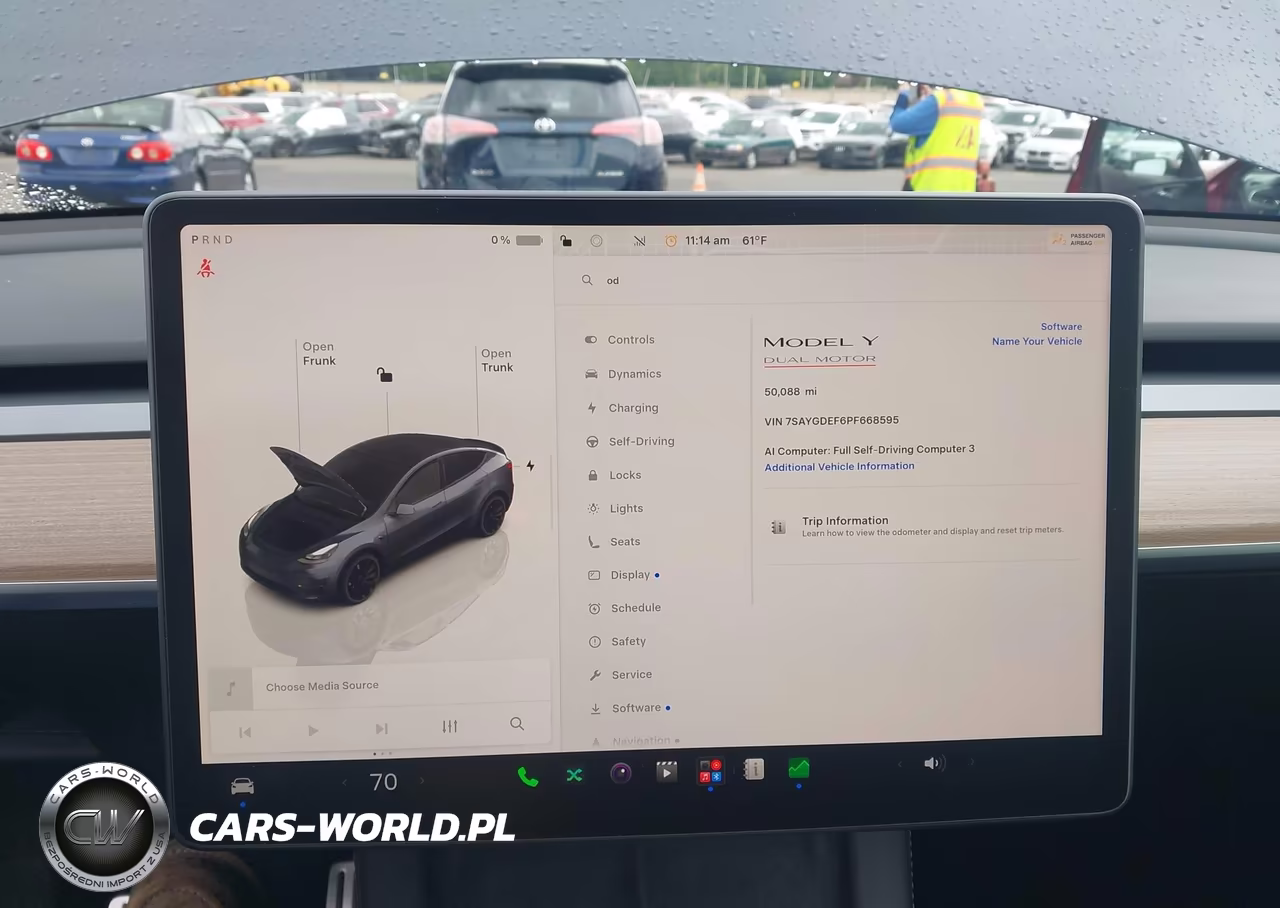 2023 Tesla Model Y Performance Dual Motor All-Wheel Drive VIN:7SAYGDEF6PF668595 - 7