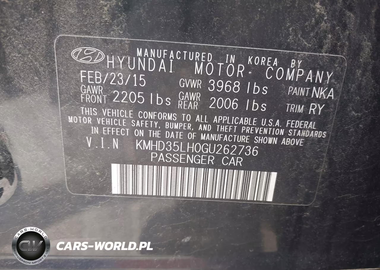 2016 Hyundai Elantra Gt VIN:KMHD35LH0GU262736 - 9