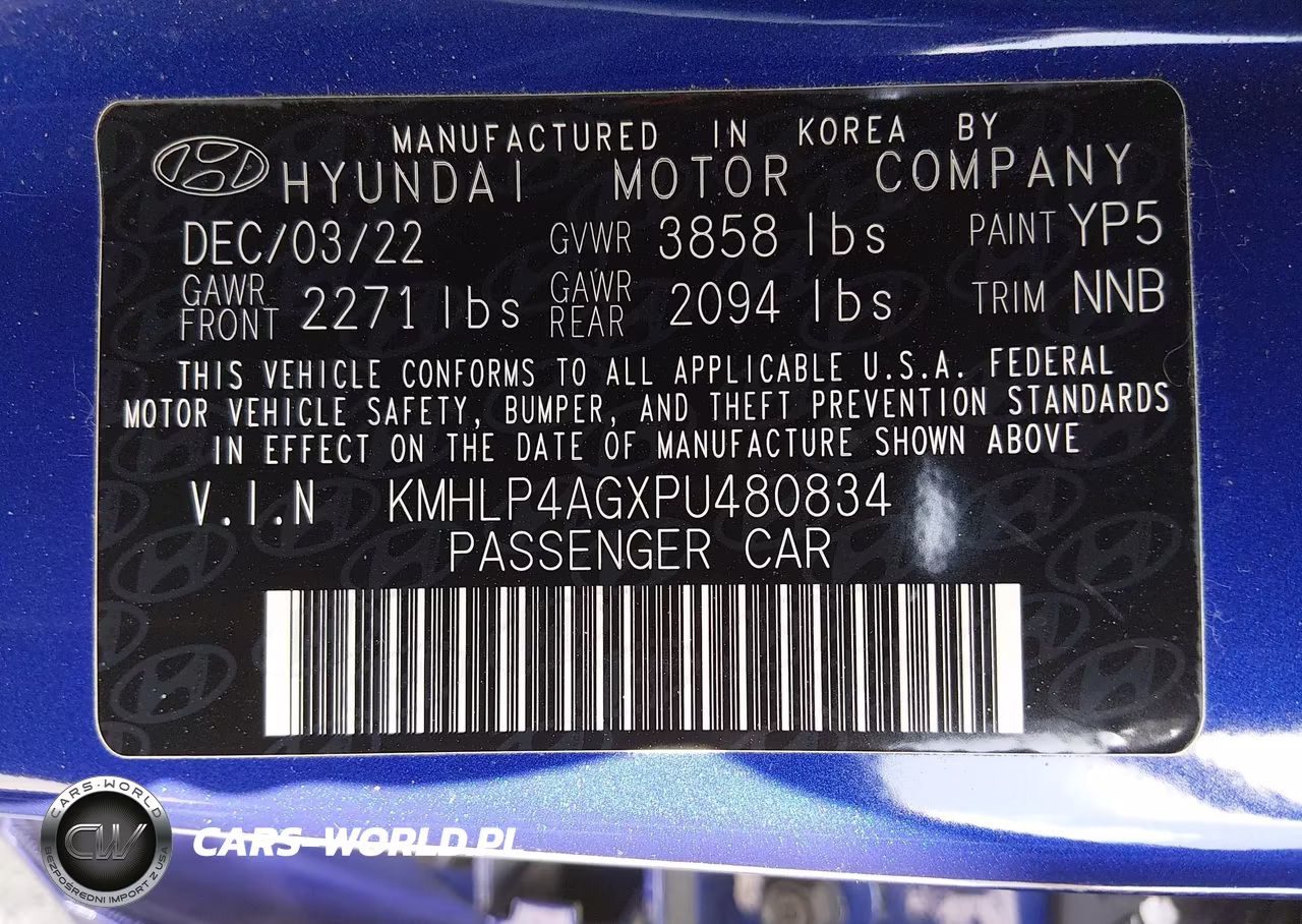 2023 Hyundai Elantra Limited VIN:KMHLP4AGXPU480834 - 9