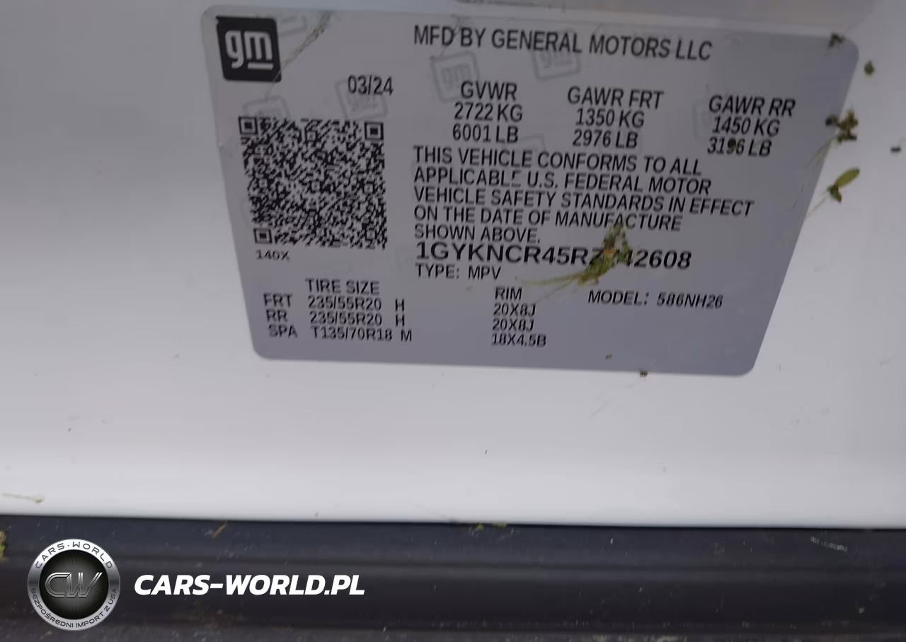 2024 Cadillac Xt5 Fwd Premium Luxury VIN:1GYKNCR45RZ742608 - 9