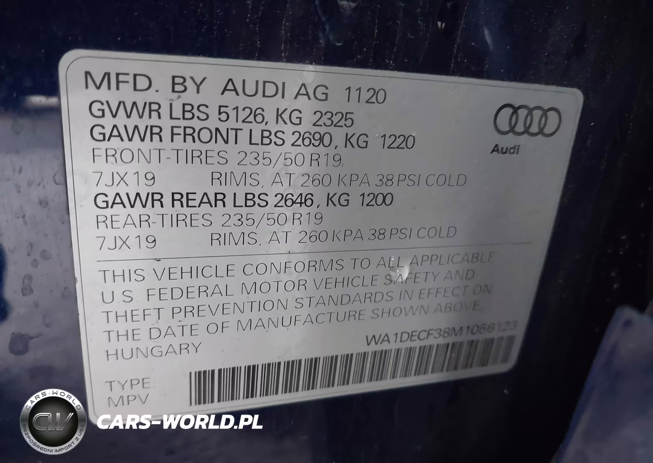 2021 Audi Q3 Premium 45 Tfsi S Line Quattro Tiptronic VIN:WA1DECF38M1056123 - 9