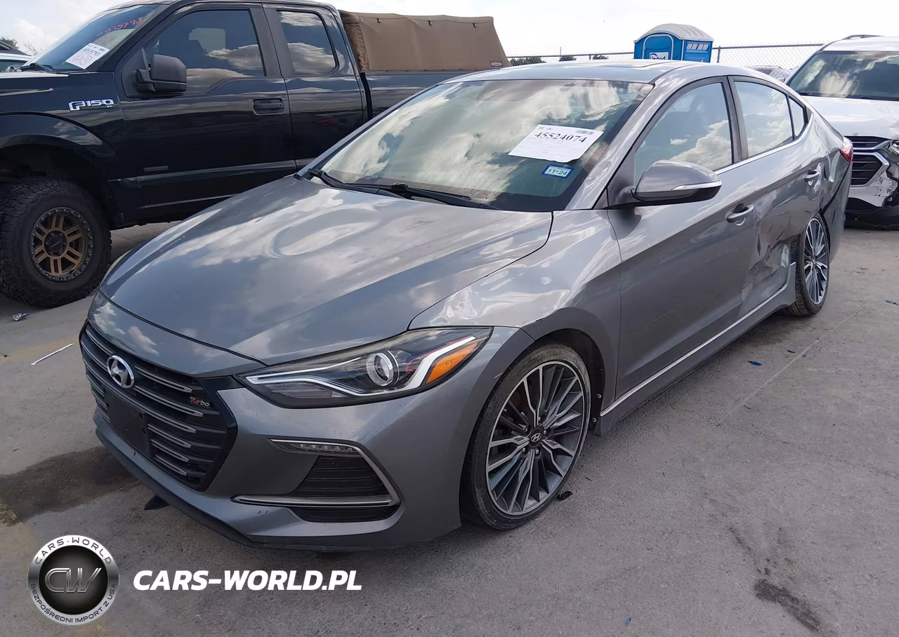 2018 Hyundai Elantra Sport VIN:KMHD04LB6JU705283 - 2