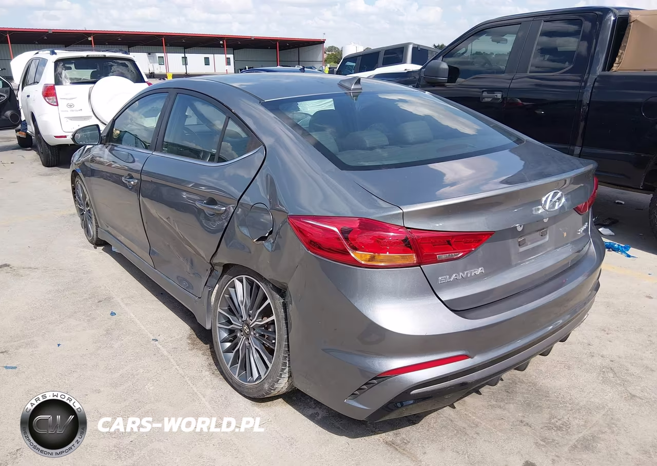 2018 Hyundai Elantra Sport VIN:KMHD04LB6JU705283 - 3