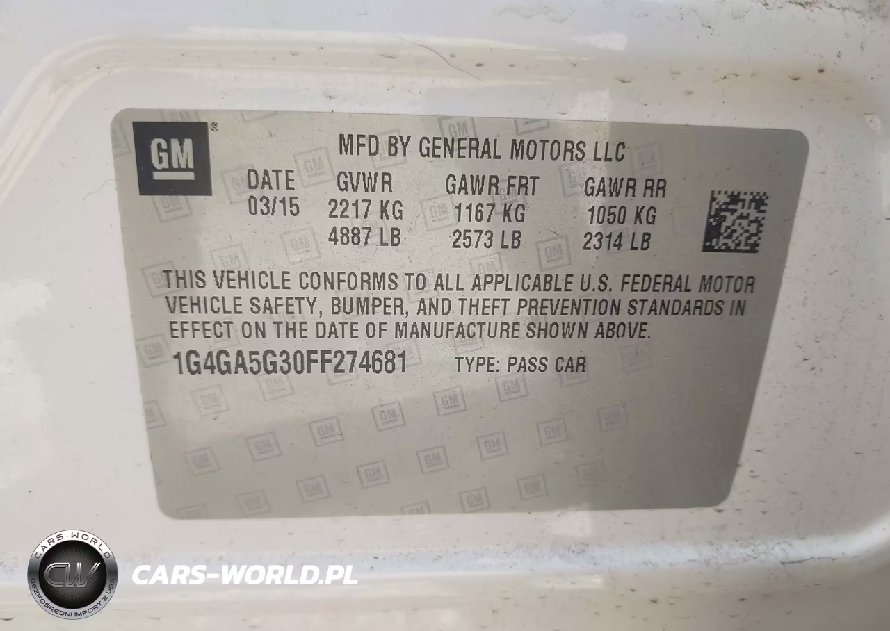 2015 Buick Lacrosse VIN:1G4GA5G30FF274681 - 9