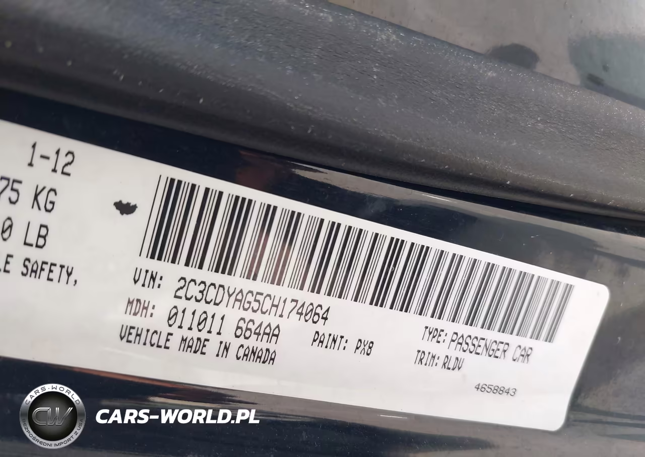 2012 Dodge Challenger Sxt VIN:2C3CDYAG5CH174064 - 9