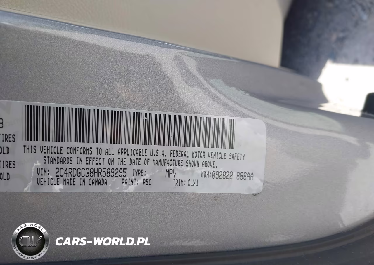 2017 Dodge Grand Caravan Sxt VIN:2C4RDGCG8HR589295 - 9