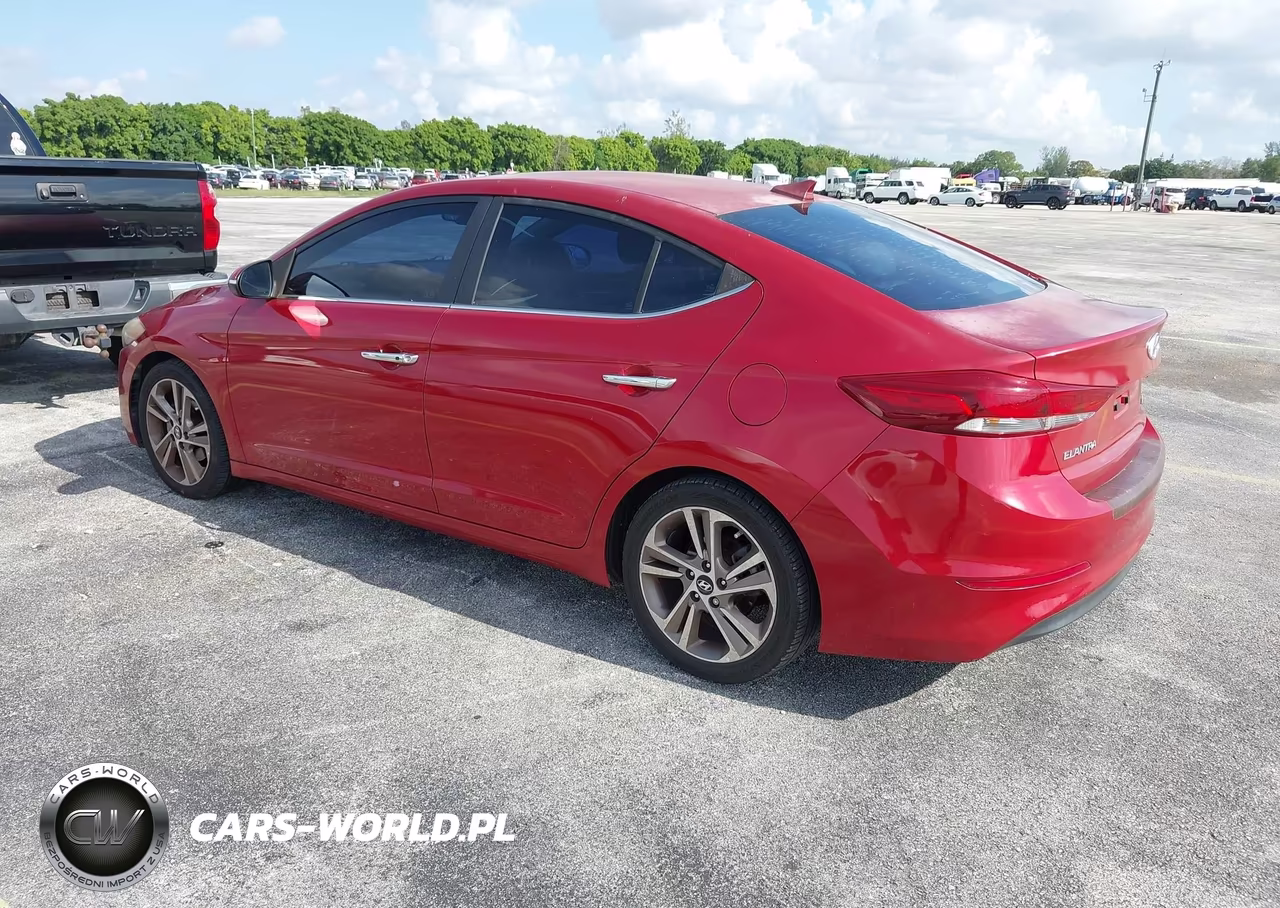 2017 Hyundai Elantra Limited VIN:5NPD84LFXHH001009 - 3