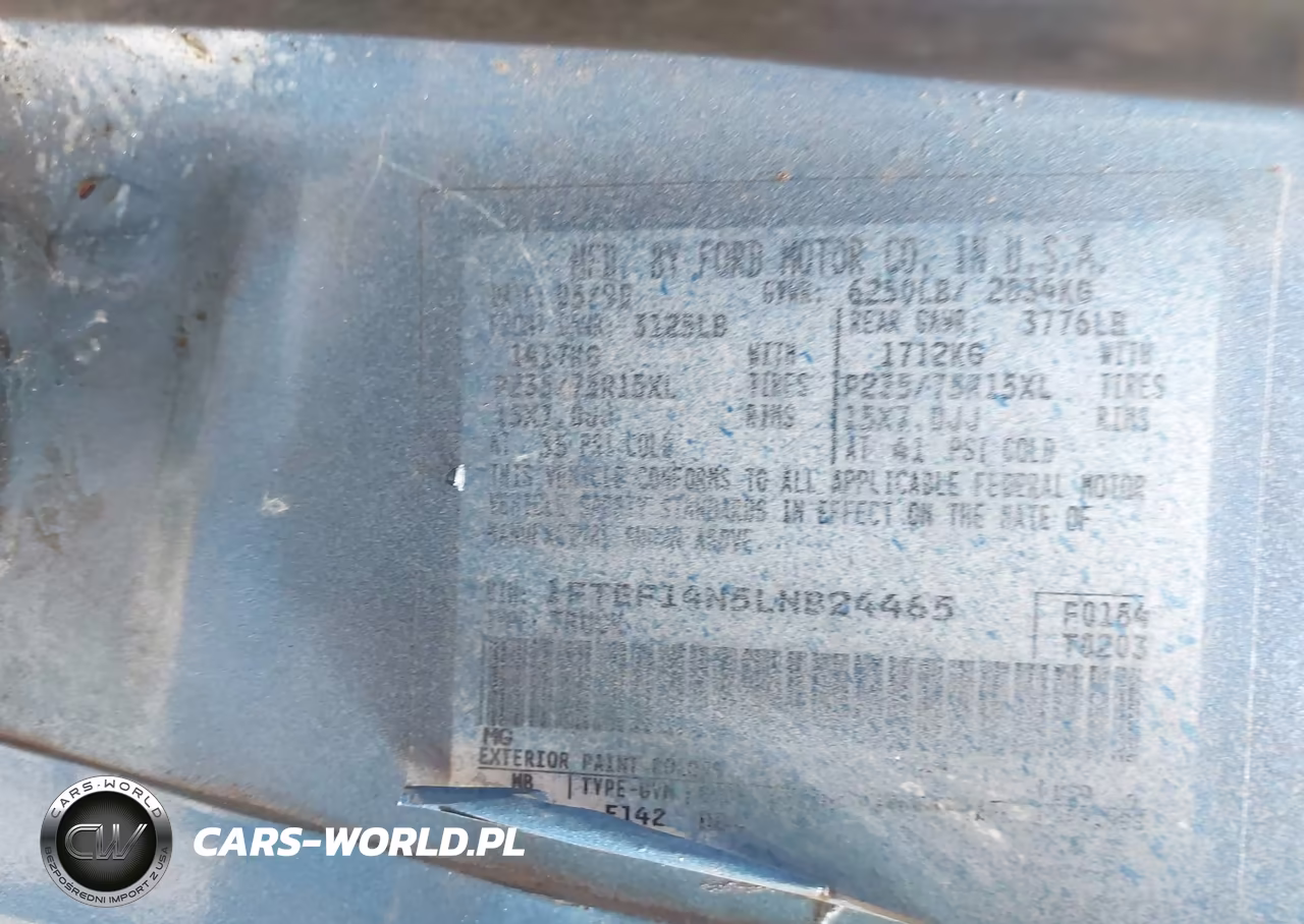 1990 Ford F150 VIN:1FTEF14N5LNB24465 - 9