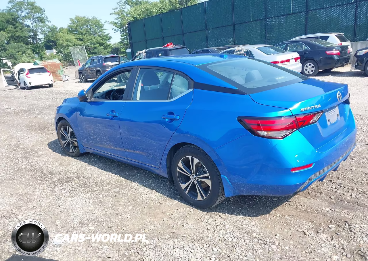 2021 Nissan Sentra Sv Xtronic Cvt VIN:3N1AB8CV0MY232570 - 3