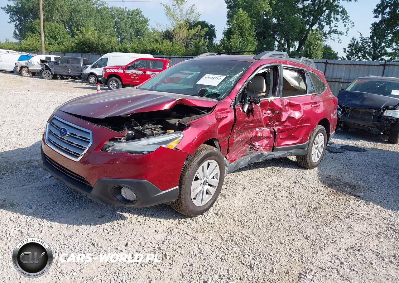 2015 Subaru Outback 2.5I Premium VIN:4S4BSBCC5F3321670 - 2