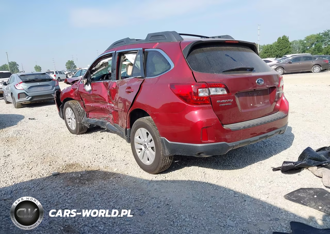 2015 Subaru Outback 2.5I Premium VIN:4S4BSBCC5F3321670 - 3