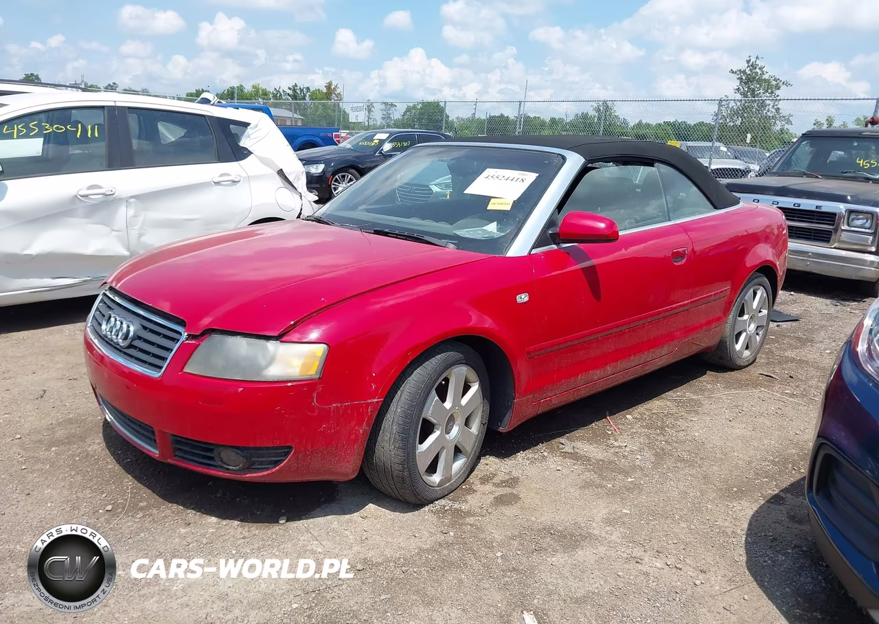 2004 Audi A4 1.8T VIN:WAUAC48H04K010211 - 2