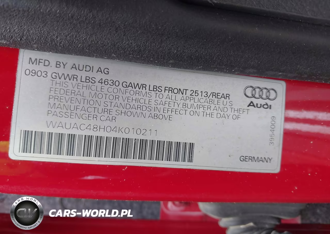 2004 Audi A4 1.8T VIN:WAUAC48H04K010211 - 9