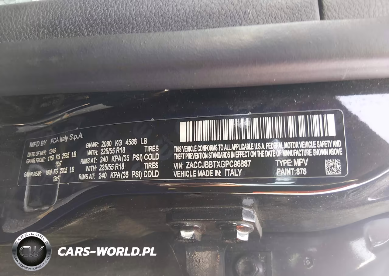 2016 Jeep Renegade Justice VIN:ZACCJBBTXGPC96887 - 9