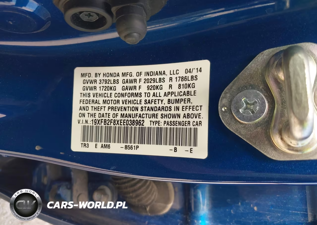 2014 Honda Civic Ex VIN:19XFB2F8XEE038962 - 9