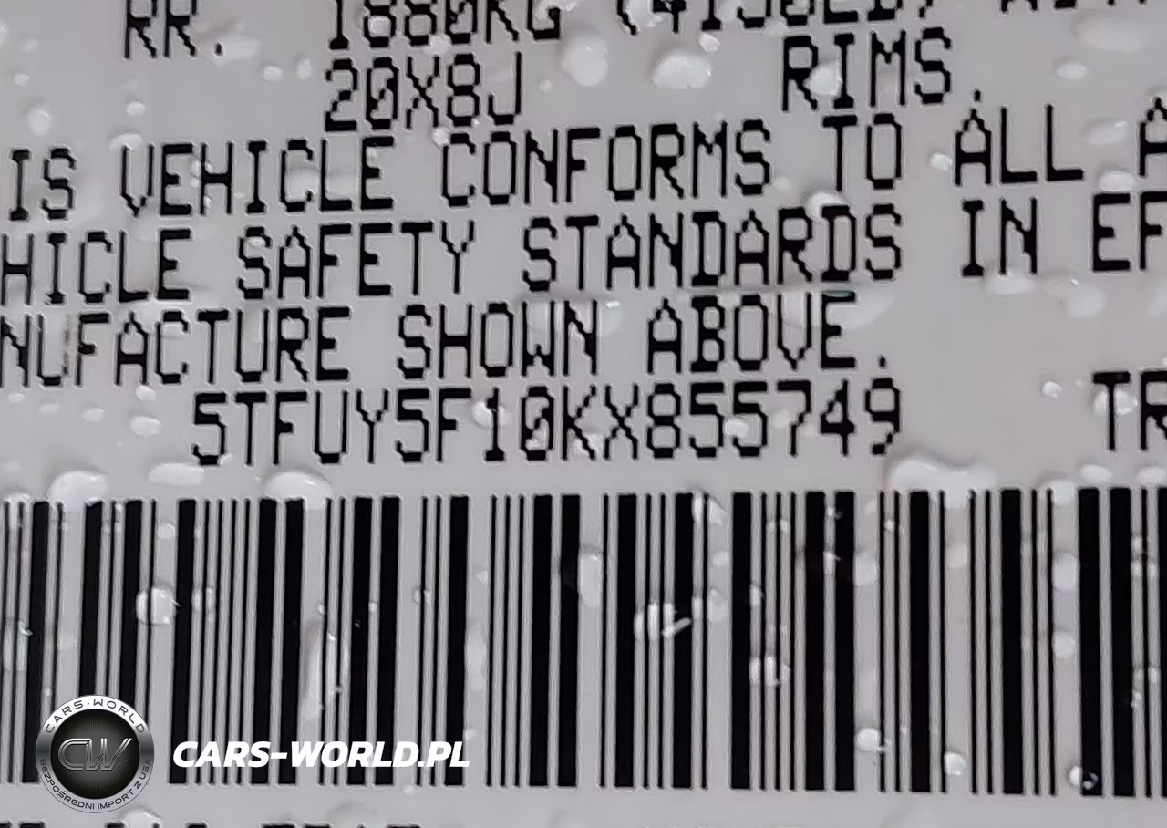 2019 Toyota Tundra Sr5 5.7L V8 VIN:5TFUY5F10KX855749 - 9
