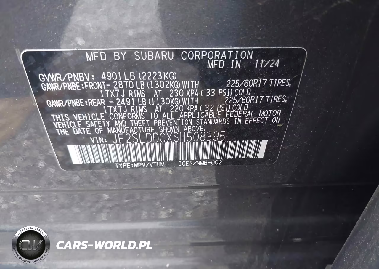 2025 Subaru Forester Premium VIN:JF2SLDDCXSH508395 - 9