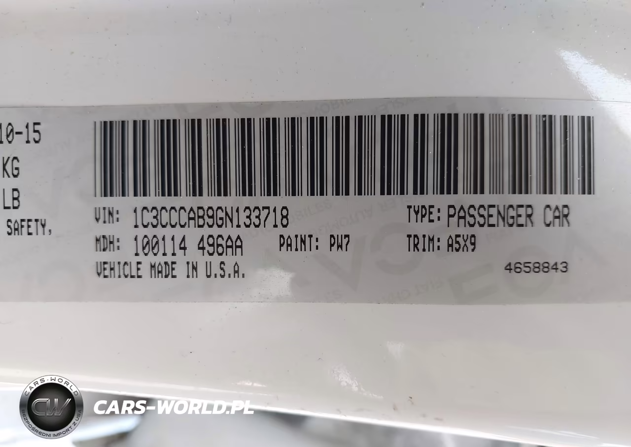 2016 Chrysler 200 Limited VIN:1C3CCCAB9GN133718 - 9