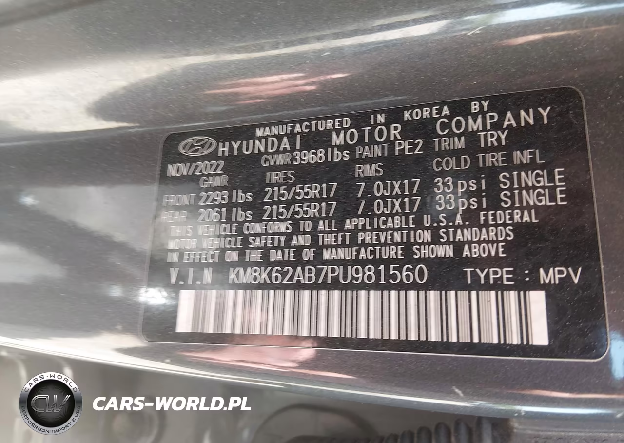 2023 Hyundai Kona Sel VIN:KM8K62AB7PU981560 - 9