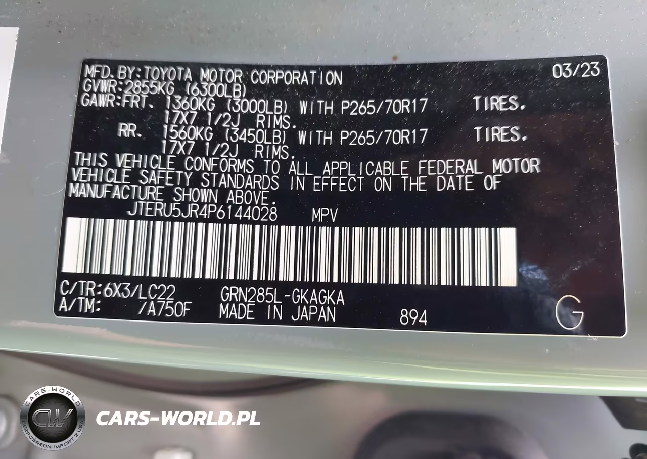 2023 Toyota 4Runner Trd Off Road Premium VIN:JTERU5JR4P6144028 - 9