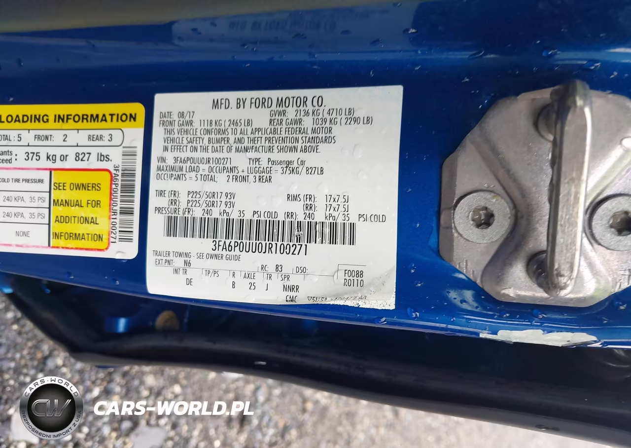 2018 Ford Fusion Hybrid S VIN:3FA6P0UU0JR100271 - 9