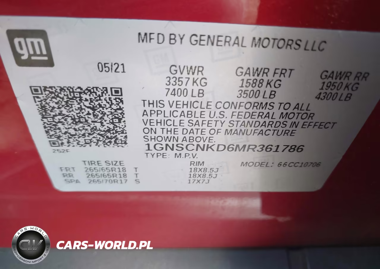 2021 Chevrolet Tahoe 2Wd Lt VIN:1GNSCNKD6MR361786 - 9