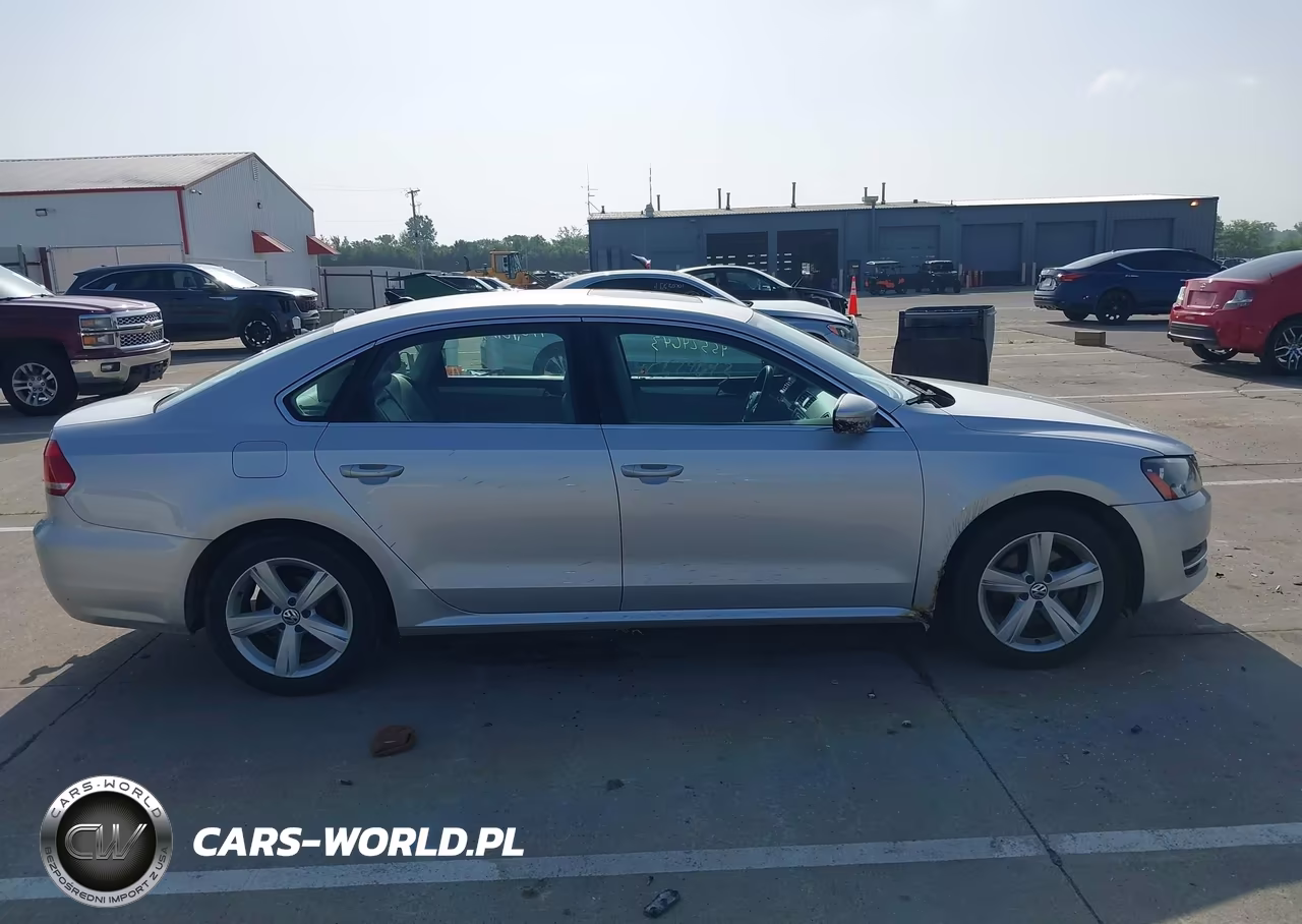 2012 Volkswagen Passat 2.5L Se VIN:1VWBP7A34CC010102 - 13