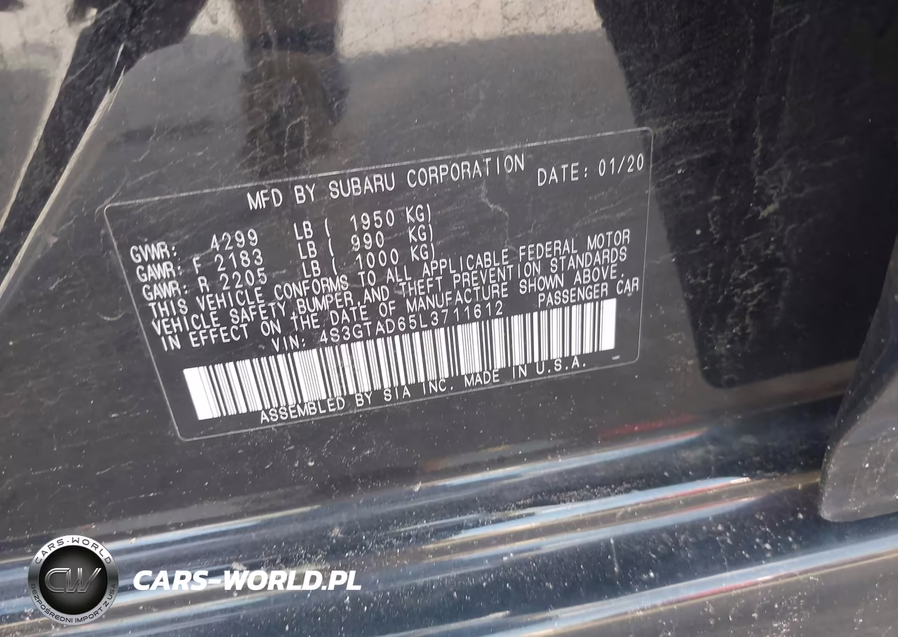 2020 Subaru Impreza Premium 5-Door VIN:4S3GTAD65L3711612 - 9
