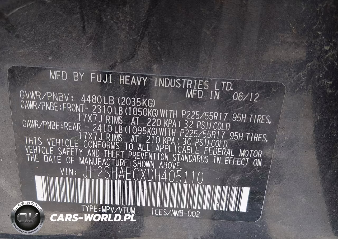 2013 Subaru Forester 2.5X Limited VIN:JF2SHAECXDH405110 - 9