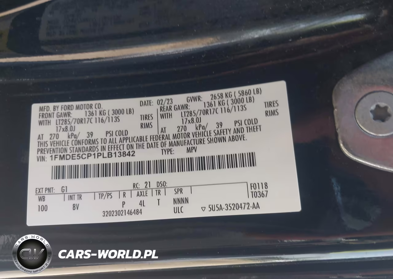 2023 Ford Bronco Badlands VIN:1FMDE5CP1PLB13842 - 9