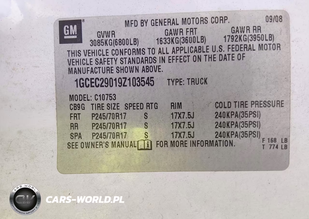 2009 Chevrolet Silverado 1500 Lt VIN:1GCEC29019Z103545 - 9