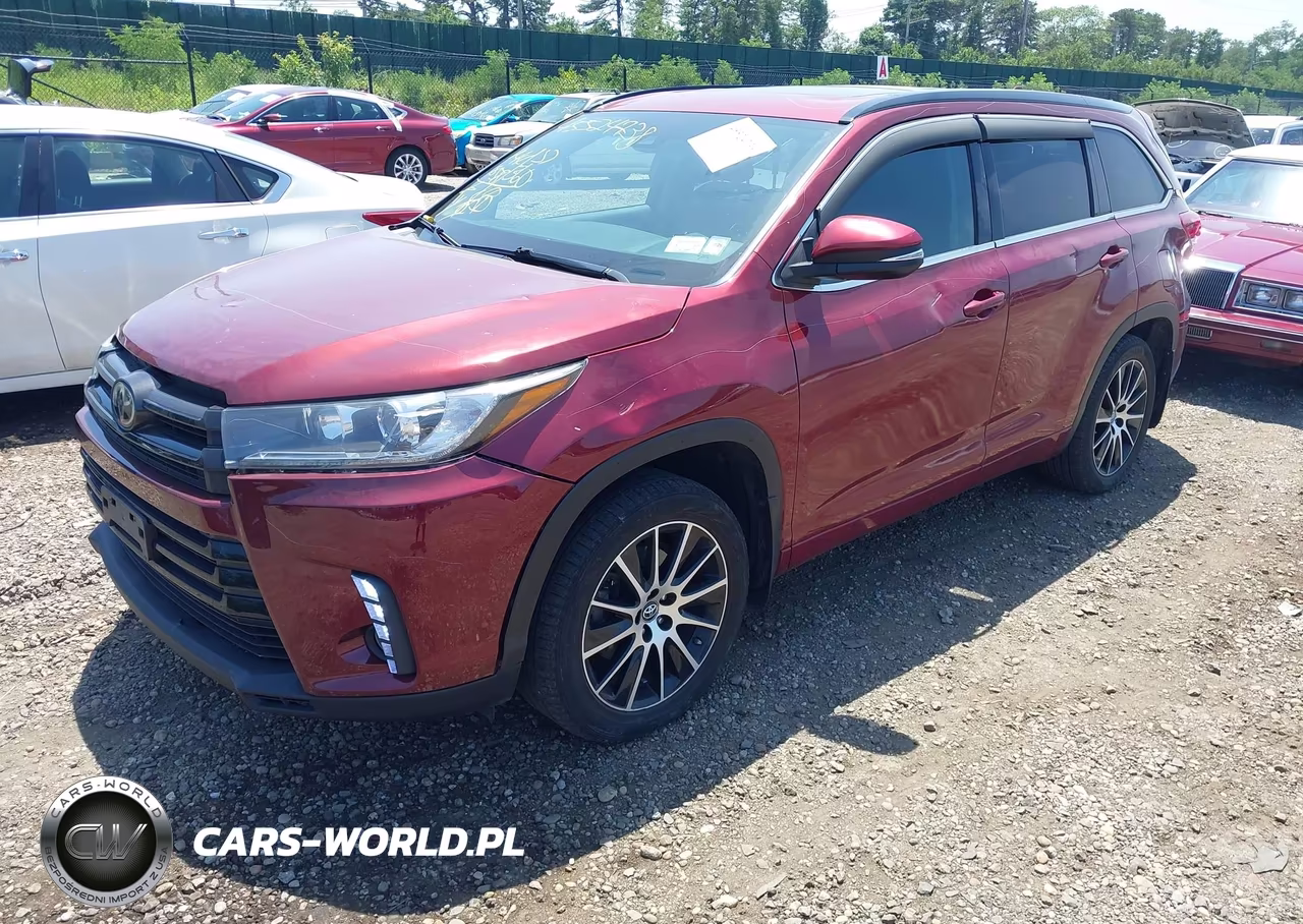 2018 Toyota Highlander Se VIN:5TDJZRFH1JS537826 - 2