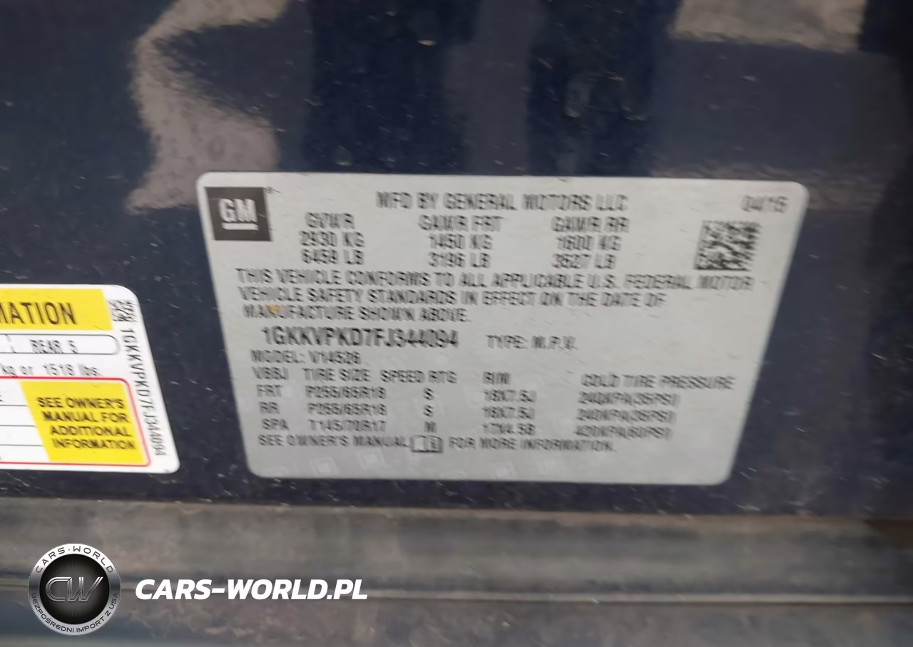2015 GMC Acadia Sle-2 VIN:1GKKVPKD7FJ344094 - 9