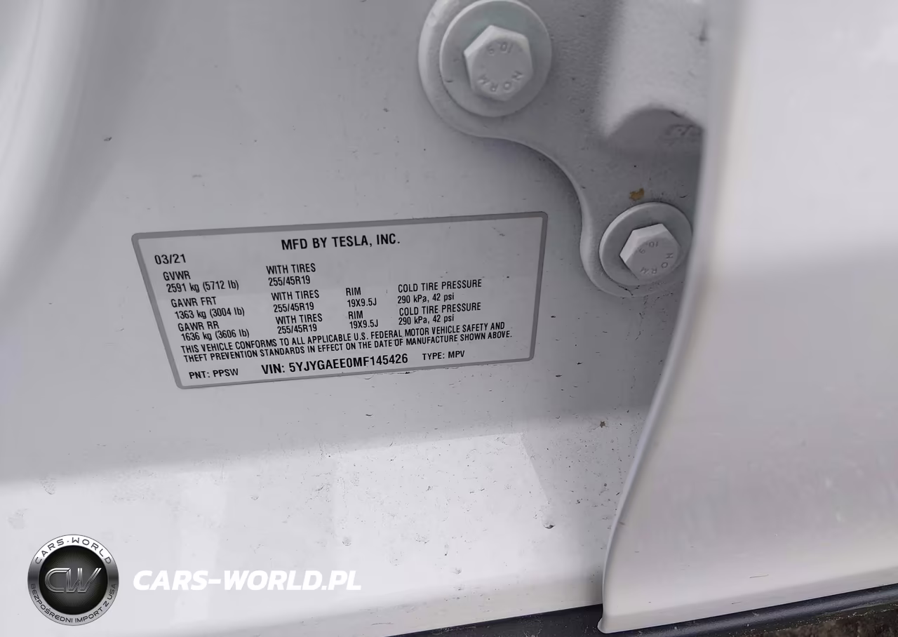 2021 Tesla Model Y Long Range Dual Motor All-Wheel Drive VIN:5YJYGAEE0MF145426 - 9